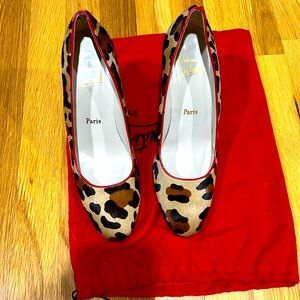 Christian Louboutin ponyhair pumps